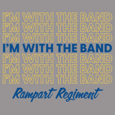 I'm with the Band - Apparel ® Unisex CVC Tee Design