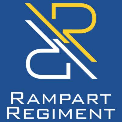Rampart Regiment RR Blue or Black Hoodie Design