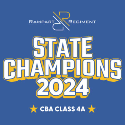 State Champions 2024 Blue T-shirt Design