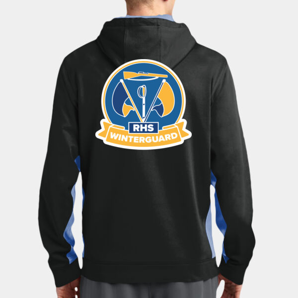 Winter Guard - Sport Wick ® Fleece Colorblock Hooded Pullover Thumbnail